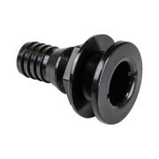Разъем водосброса пластиковый под шланг 32 мм, черный