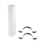 Держатель спиннинга белый с кронштейнами в комплекте