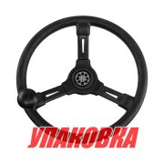 Рулевое колесо RIVIERA черный обод и спицы д. 350 мм со спинером (упаковка из 7 шт.)