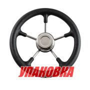 Рулевое колесо Osculati, диаметр 320 мм, цвет черный (упаковка из 4 шт.)