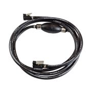 Шланг топливный d7/D12.5 мм с грушей и топливными переходниками Yamaha