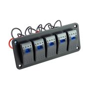 Панель бортового питания 5 переключателей