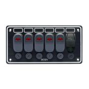 Панель бортового питания 5 переключателей, USB зарядка