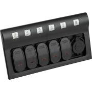 Панель бортового питания 5 переключателей, USB зарядка, индикация, автоматы