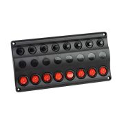 Панель бортового питания 8 переключателей, индикация, автоматы